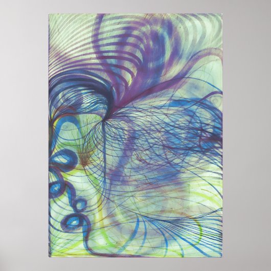 Blume Samuel Warrand von Georgiana Houghton Pos Poster (Vorne)