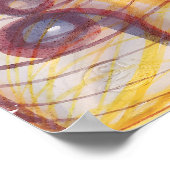 Blume Samuel Warrand von Georgiana Houghton Poster (Ecke)