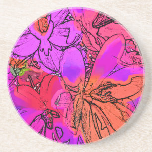 BLUME SANDSTEIN UNTERSETZER