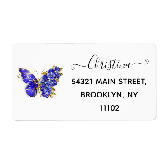 Blume Sapphire Butterfly (Vorne)