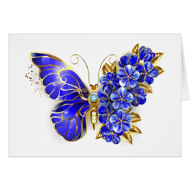 Blume Sapphire Butterfly (Vorderseite (Horizontal))