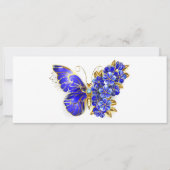 Blume Sapphire Butterfly Ankündigung (Vorderseite)
