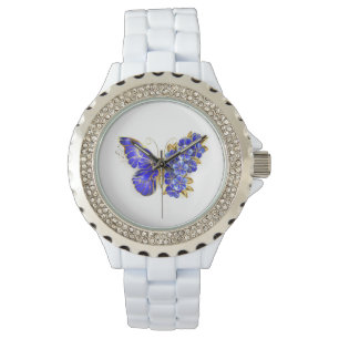 Blume Sapphire Butterfly Armbanduhr