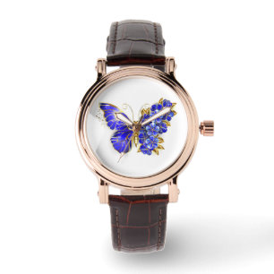Blume Sapphire Butterfly Armbanduhr