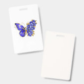 Blume Sapphire Butterfly Ausweis (Vorder- & Rückseite)