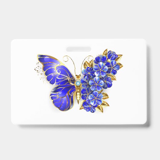 Blume Sapphire Butterfly Ausweis (Vorderseite)