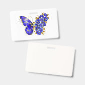 Blume Sapphire Butterfly Ausweis (Vorder- & Rückseite)
