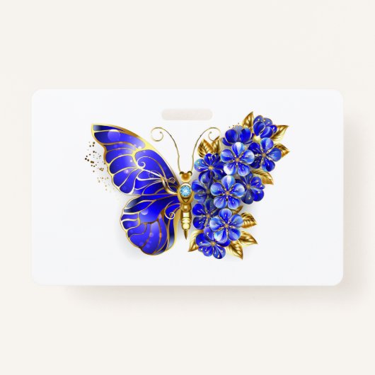 Blume Sapphire Butterfly Ausweis (Vorderseite)