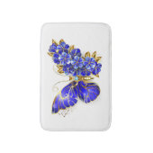 Blume Sapphire Butterfly Badematte (Vorderseite Vertikal)