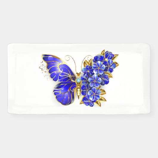 Blume Sapphire Butterfly Banner (Horizontal)