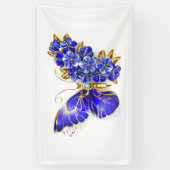 Blume Sapphire Butterfly Banner (Vertikal)