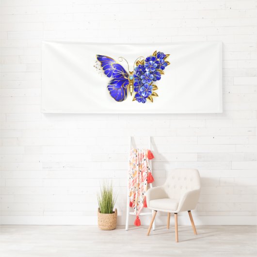 Blume Sapphire Butterfly Banner (Insitu)