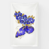 Blume Sapphire Butterfly Banner (Vertikal)