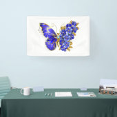 Blume Sapphire Butterfly Banner (Messe)