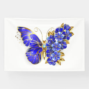 Blume Sapphire Butterfly Banner