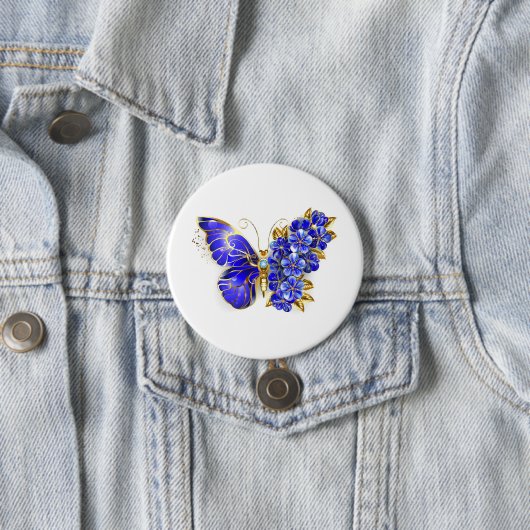Blume Sapphire Butterfly Button (Beispiel)