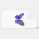 Blume Sapphire Butterfly Case-Mate iPhone Hülle (Rückseite (Horizontal))