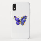 Blume Sapphire Butterfly Case-Mate iPhone Hülle (Rückseite)
