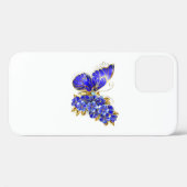 Blume Sapphire Butterfly Case-Mate iPhone Hülle (Rückseite (Horizontal))