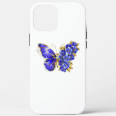 Blume Sapphire Butterfly Case-Mate iPhone Hülle (Rückseite)