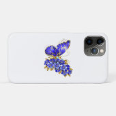 Blume Sapphire Butterfly Case-Mate iPhone Hülle (Rückseite (Horizontal))