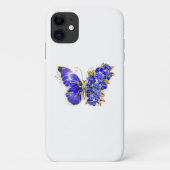 Blume Sapphire Butterfly Case-Mate iPhone Hülle (Rückseite)