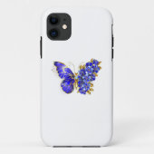 Blume Sapphire Butterfly Case-Mate iPhone Hülle (Rückseite)