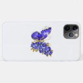 Blume Sapphire Butterfly Case-Mate iPhone Hülle (Rückseite (Horizontal))