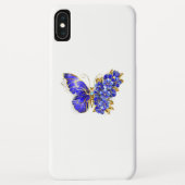 Blume Sapphire Butterfly Case-Mate iPhone Hülle (Rückseite)
