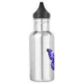Blume Sapphire Butterfly Edelstahlflasche (Links)