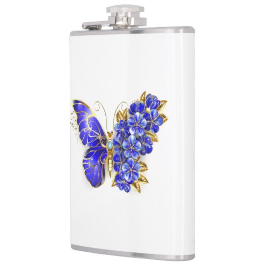 Blume Sapphire Butterfly Flachmann (Links)