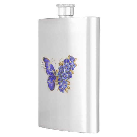 Blume Sapphire Butterfly Flachmann (Links)