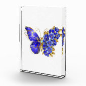 Blume Sapphire Butterfly Fotoblock (Rechts)