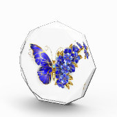 Blume Sapphire Butterfly Fotoblock (Rechts)