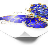 Blume Sapphire Butterfly Fotodruck (Ecke)