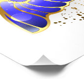 Blume Sapphire Butterfly Fotodruck (Ecke)