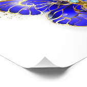 Blume Sapphire Butterfly Fotodruck (Ecke)