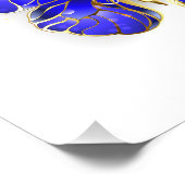Blume Sapphire Butterfly Fotodruck (Ecke)