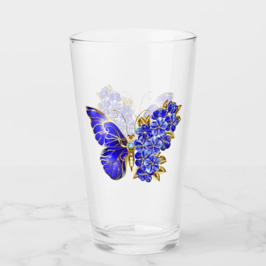 Blume Sapphire Butterfly Glas (Vorderseite)