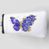 Blume Sapphire Butterfly Golf Headcover (Vorderseite)