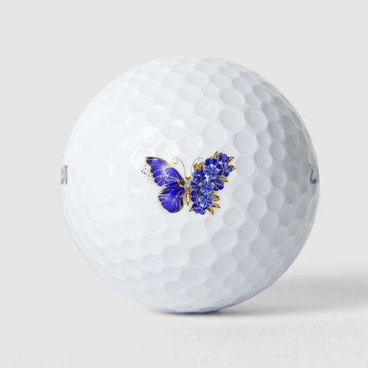 Blume Sapphire Butterfly Golfball (Vorderseite)