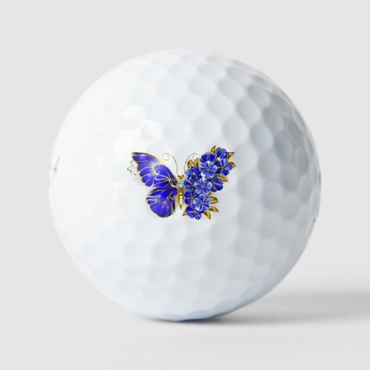 Blume Sapphire Butterfly Golfball (Vorderseite)
