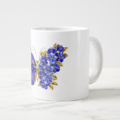 Blume Sapphire Butterfly Jumbo-Tasse (Vorderseite Rechts)