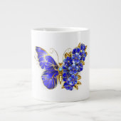 Blume Sapphire Butterfly Jumbo-Tasse (Vorderseite)