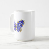 Blume Sapphire Butterfly Kaffeetasse (Vorderseite Links)