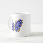Blume Sapphire Butterfly Kaffeetasse (Vorderseite Links)