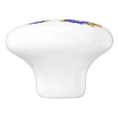 Blume Sapphire Butterfly Keramikknauf (Seitenansicht)