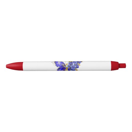 Blume Sapphire Butterfly Kugelschreiber (Vorderseite)