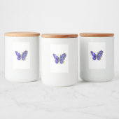 Blume Sapphire Butterfly Lebensmitteletikett (Flaschen)