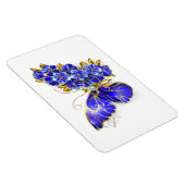 Blume Sapphire Butterfly Magnet (Rechte Seite)